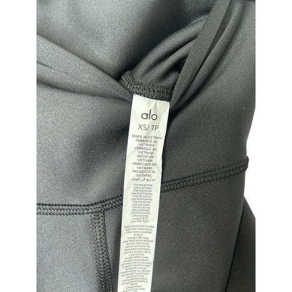 NWT AIRLIFT HIGH-WAIST Airlift  Black Leggings XS  Full Length - Picture 5 of 5